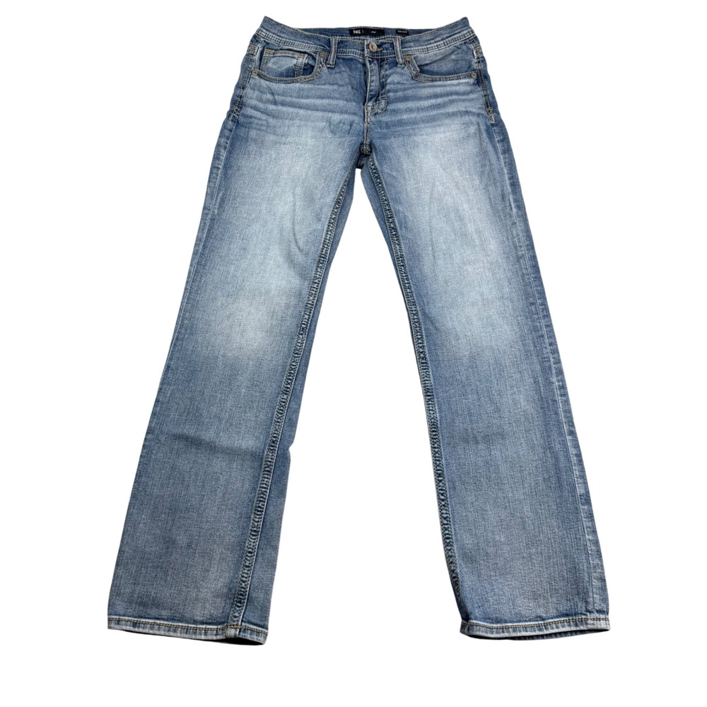 BKE Jake Straight Leg Jeans Mens 33x34 Medium Wash Denim ABS15430